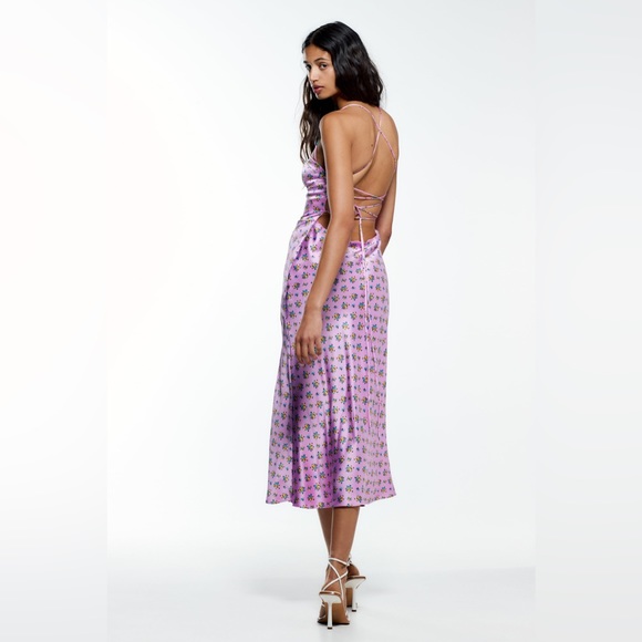 Zara satin slip dress size XS - Picture 3 of 4